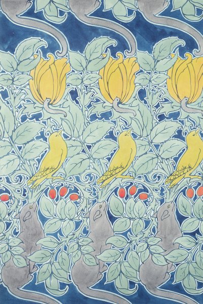 Let Us Prey, Wallpaper Design by Charles Francis Annesley Voysey